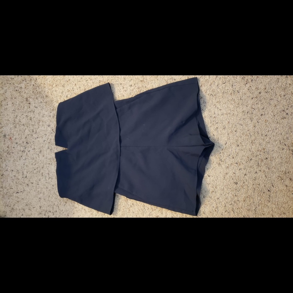 Navy blue romper